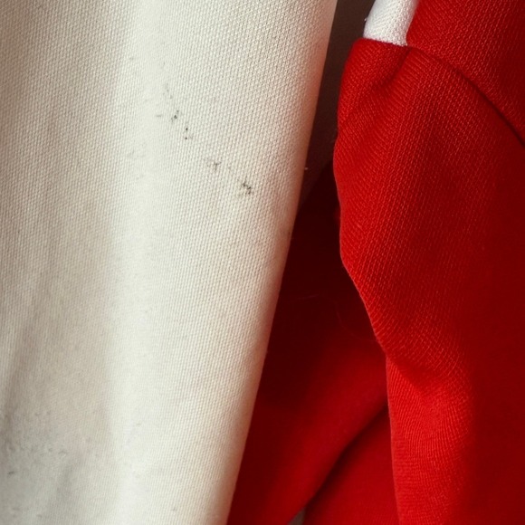 Nike Dri Fit Vardar Soccer Quarter Zip Pullover Jacket Red White XL - Picture 6 of 6